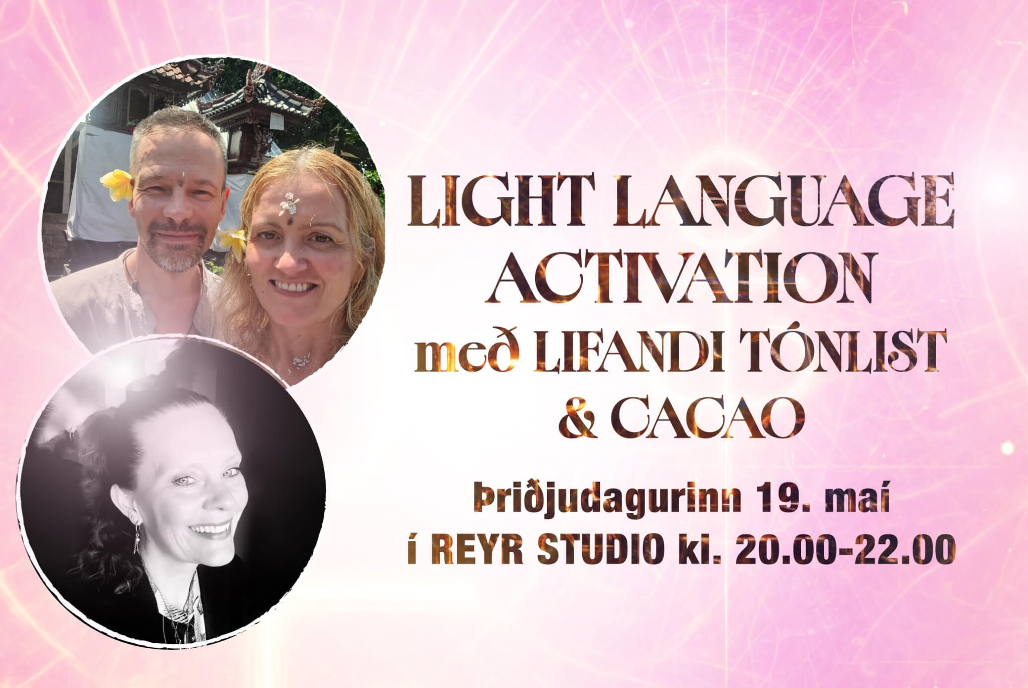 Light Language Activation með Lifandi Tónlist & Cacao 💫