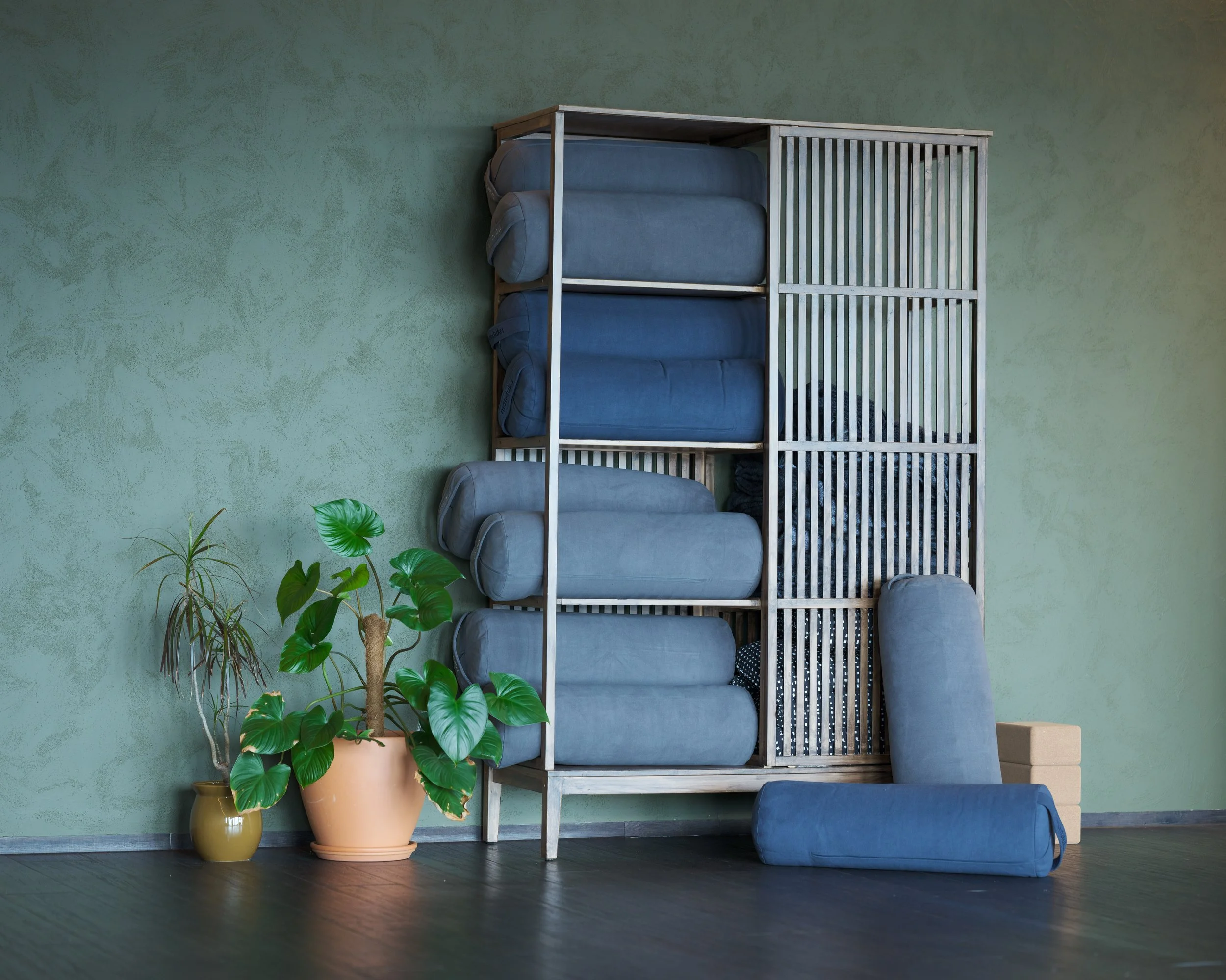 Manduka props at REYR yoga studio