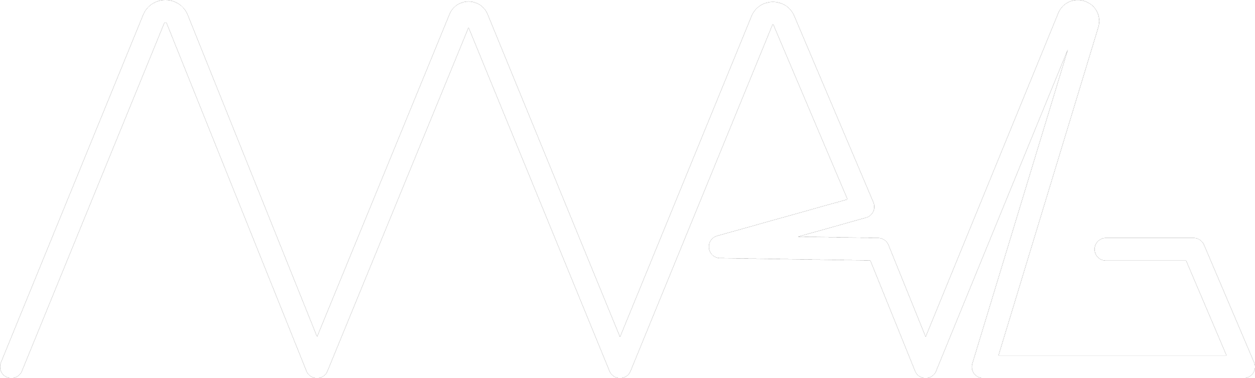 MAG Logo, das die Buchstaben M, A und G in einem fortführenden Band miteinander verbindet