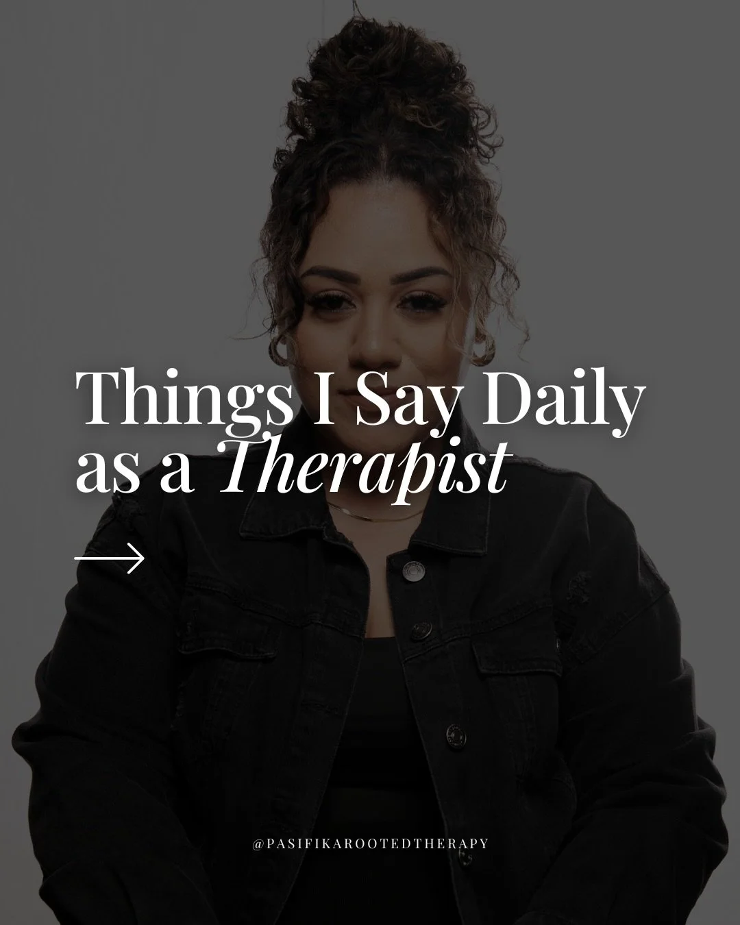 Things I say at least 47 times a day as a therapist 😅

Half my job is reminding people that rest isn&rsquo;t a reward, and the other half is saying &ldquo;let&rsquo;s breathe through that&rdquo; while also needing to do the same thing myself.

Thera