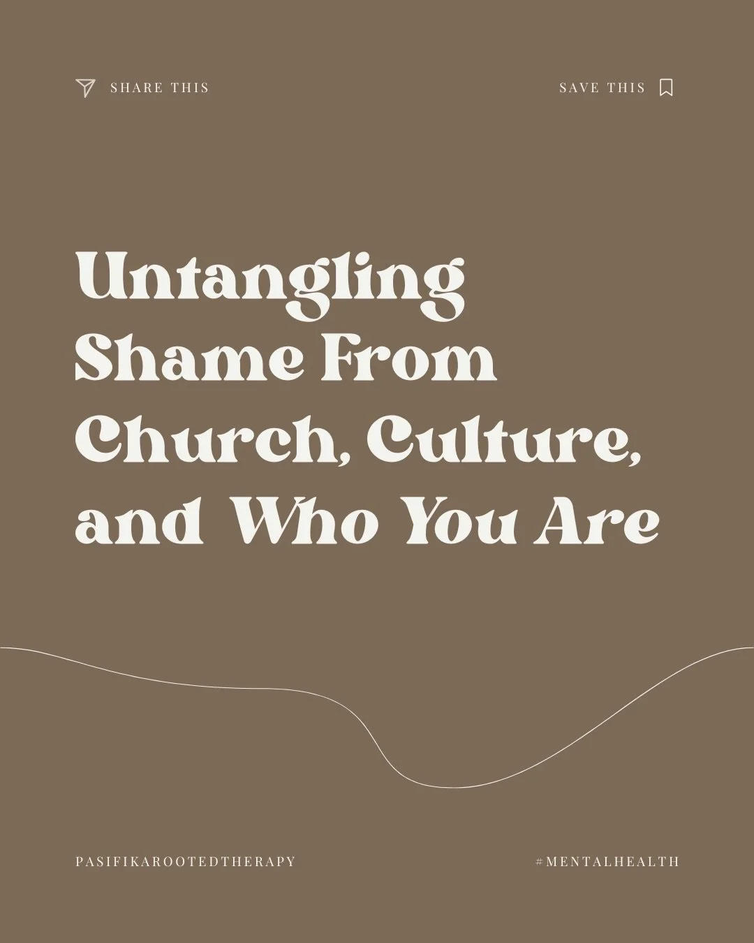Growing up, many of us were taught that church, culture, and family were all one thing. If you stepped away from one, you were stepping away from everything. And that creates a deep shame that follows people well into adulthood.

I see clients all th