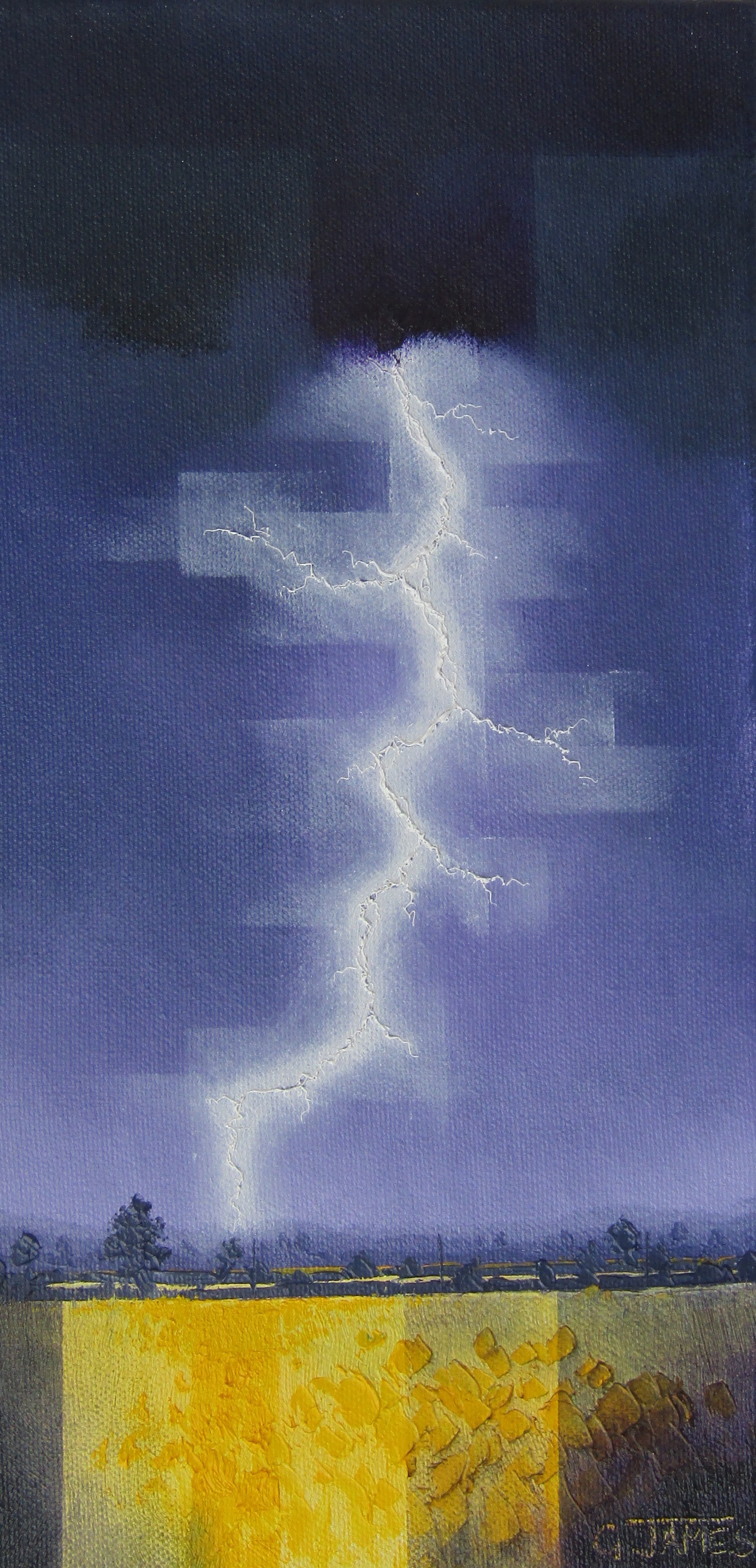 Electric Yellow III    £295.00   HH   Oils   150mm x 300mm

