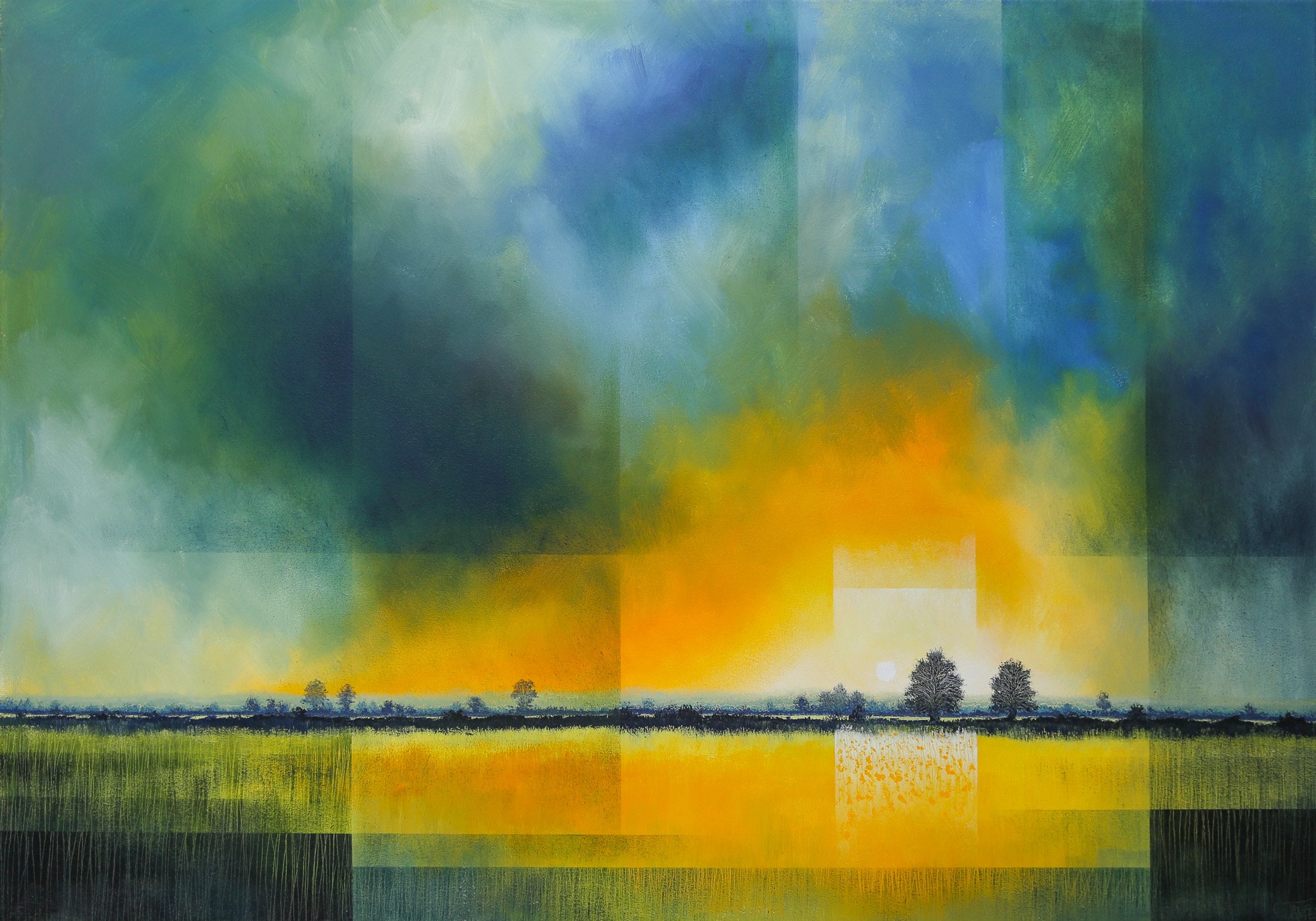 Autumnal Sunset   1020 x 710   Oils   Sold 08/26
