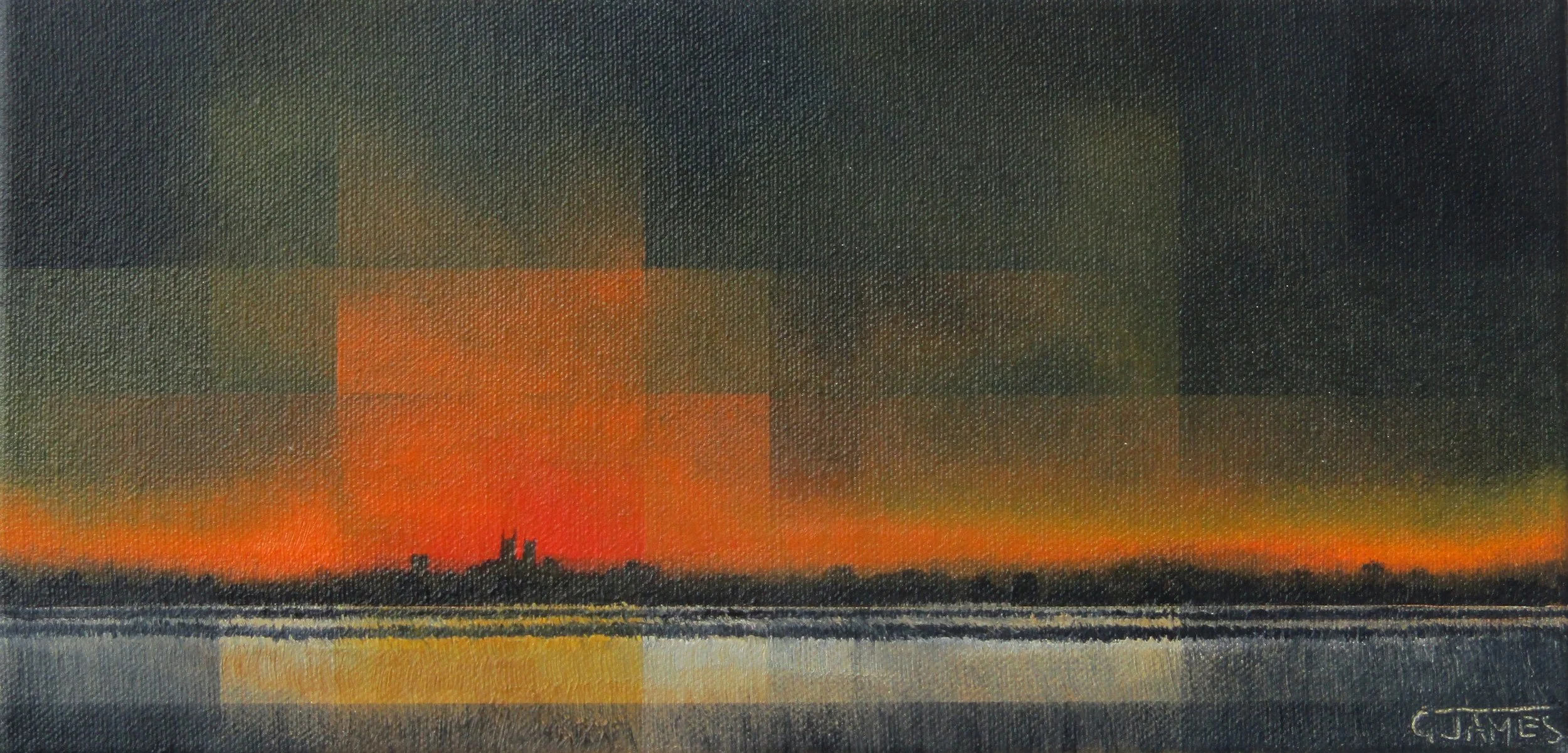 Hot Summer Nights   £295.00   HH   Oils    300mm x 150mm

