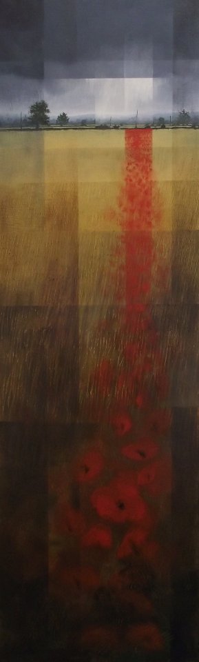 Poignant Reminders £1230.00 - Hm - Oils 300mm x 1000mm