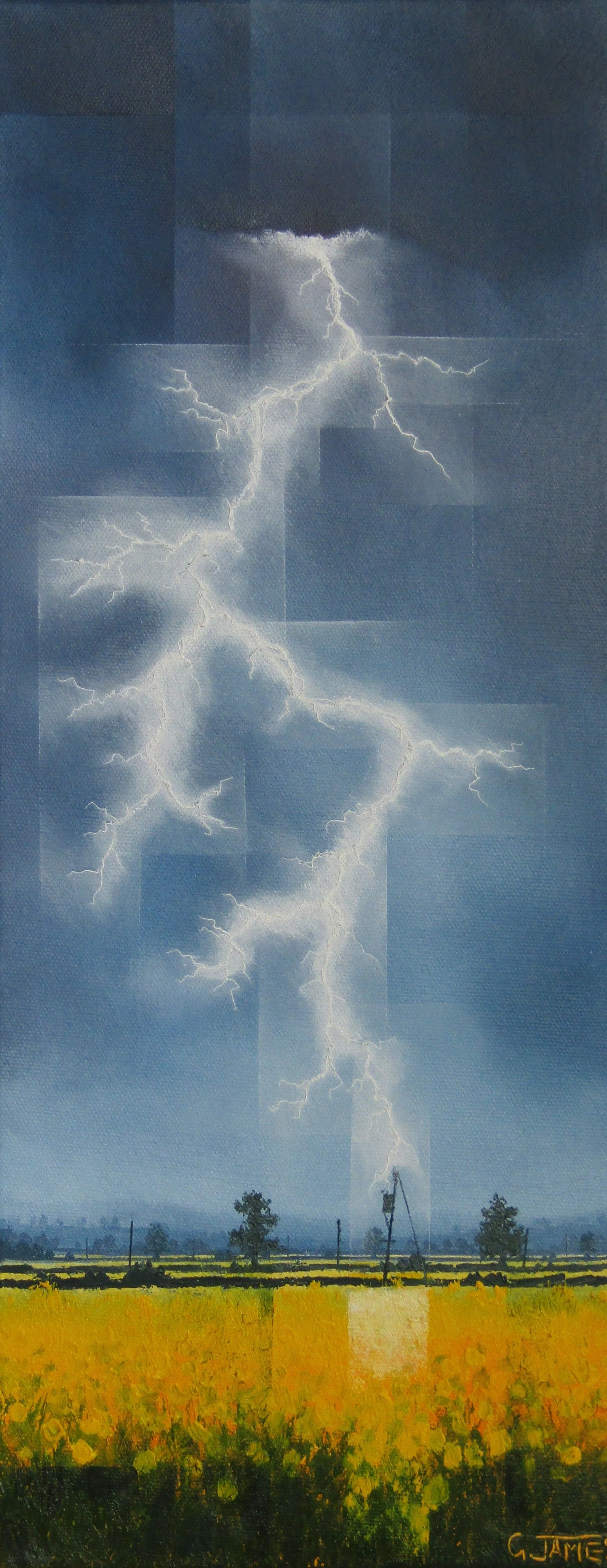 Electric Yellow II  200mm x 500mm  Sold 04/26
