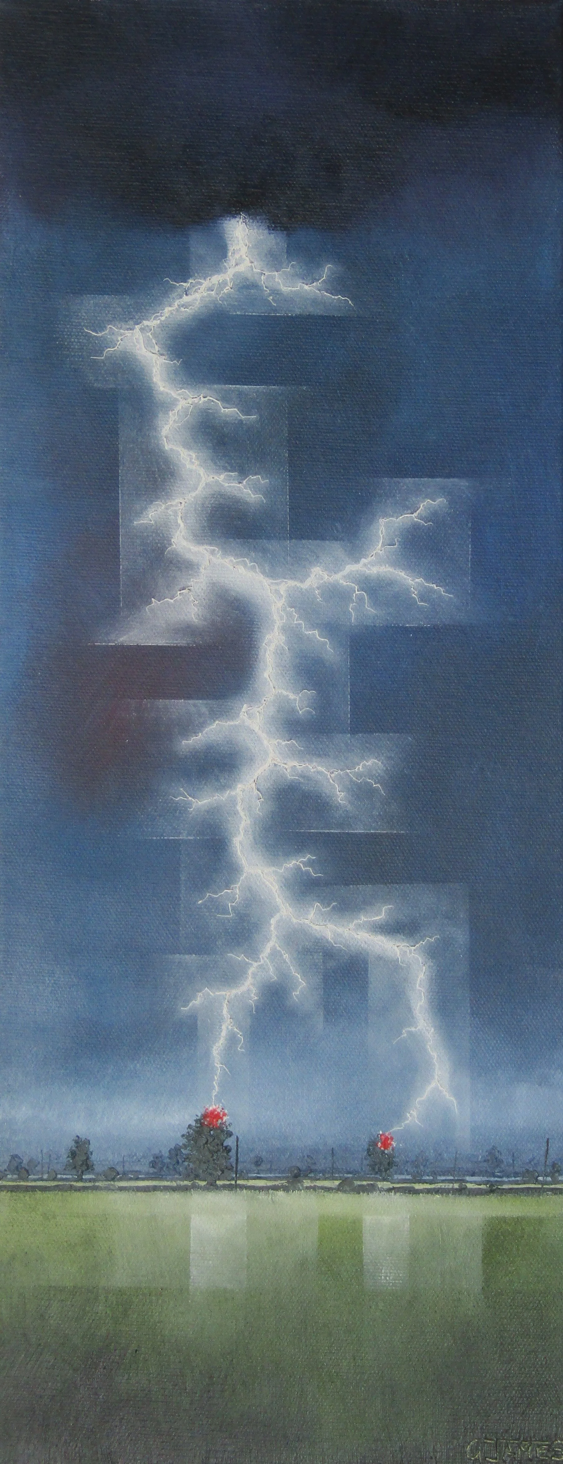 Double The Trouble   200mm x 500mm   Sold 05/26
