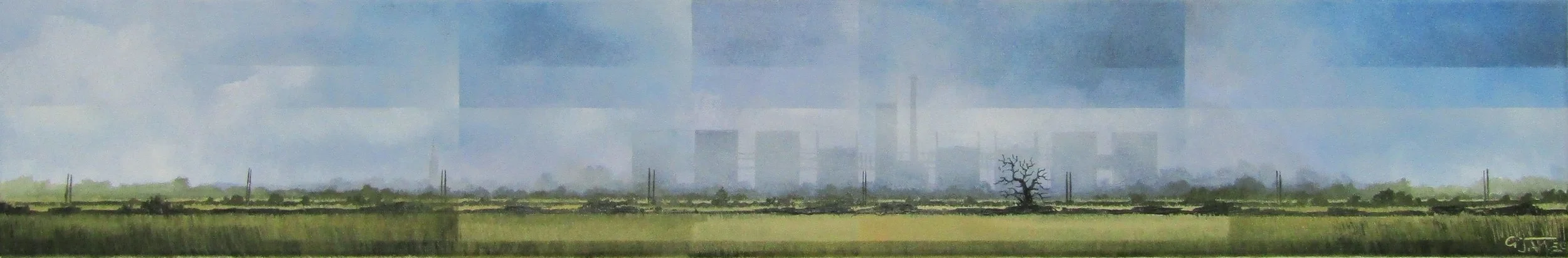 In The Shadow of Giants   915mm x 150mm  Sold 08/26
