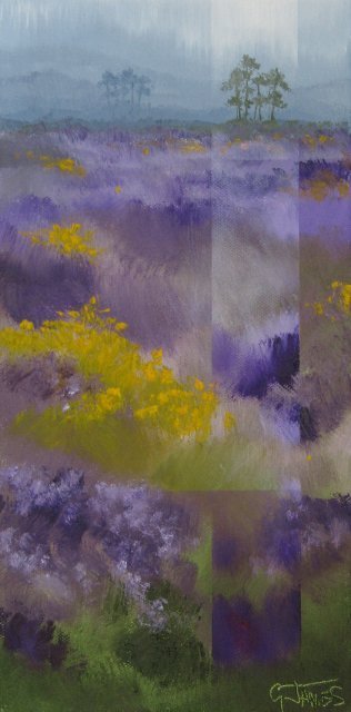Heathland Morning Mist £295.00  Ma Oils 150mm x 300mm