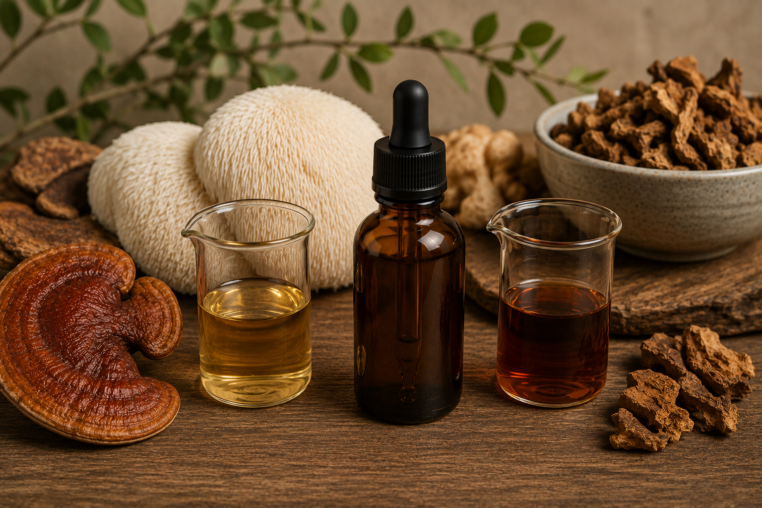 Dubbele extractie van paddenstoelen: waarom water én alcohol?