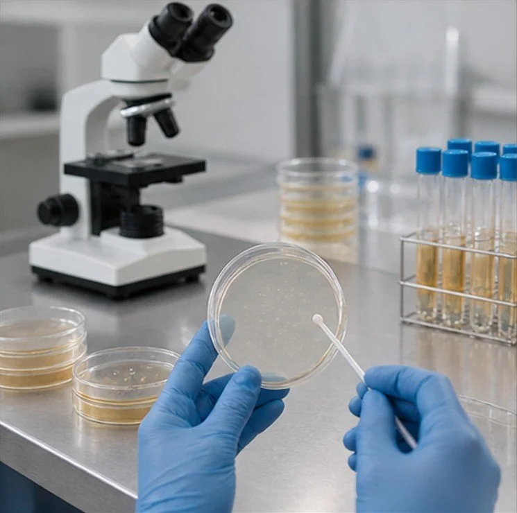 Kwaliteitscontrole van paddenstoelentincturen in een laboratoriumomgeving