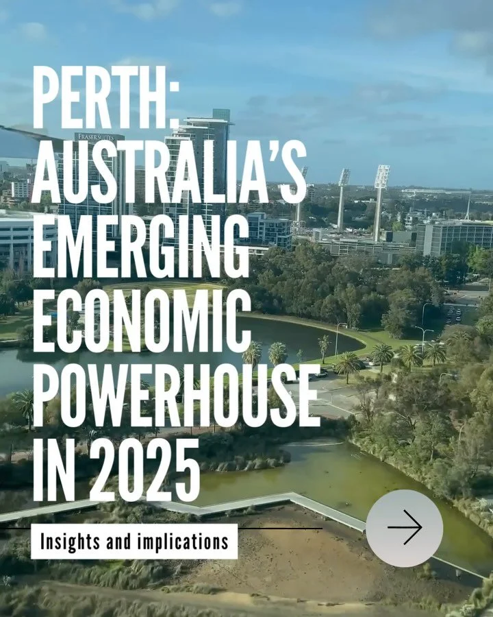 With property prices forecast to rise by 5.2% by December 2025, strategic investments in infrastructure and technology, and Western Australia leading the nation in economic growth, the city is solidifying its place on the map.

Perth is not just thri