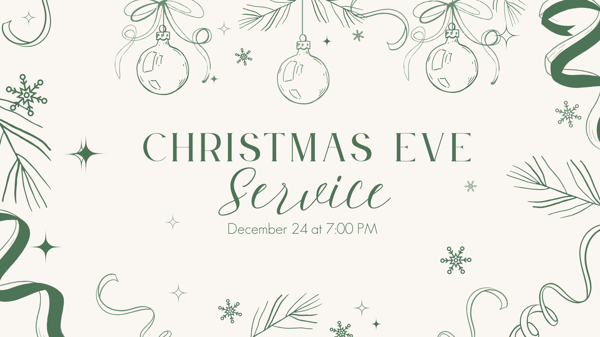 Christmas Eve Service