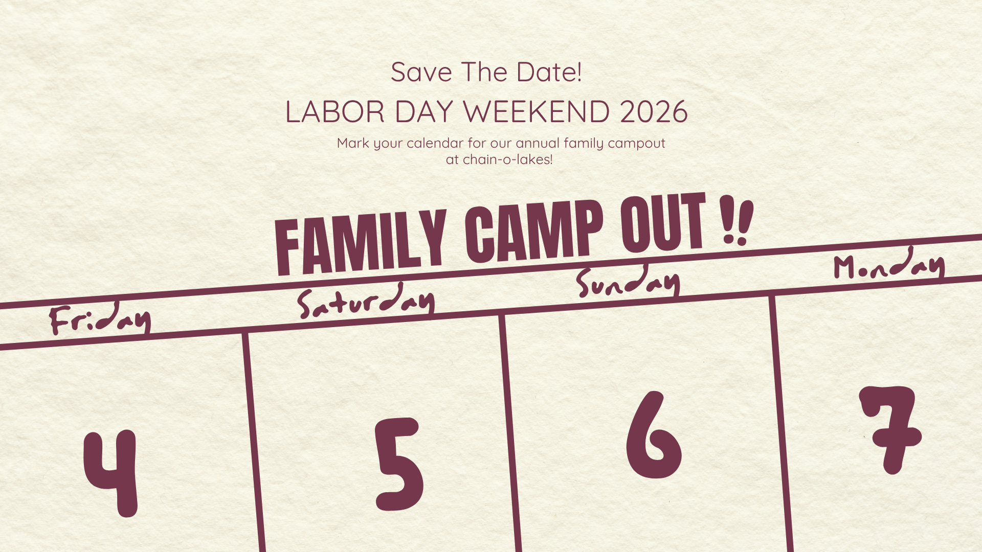 Family Campout