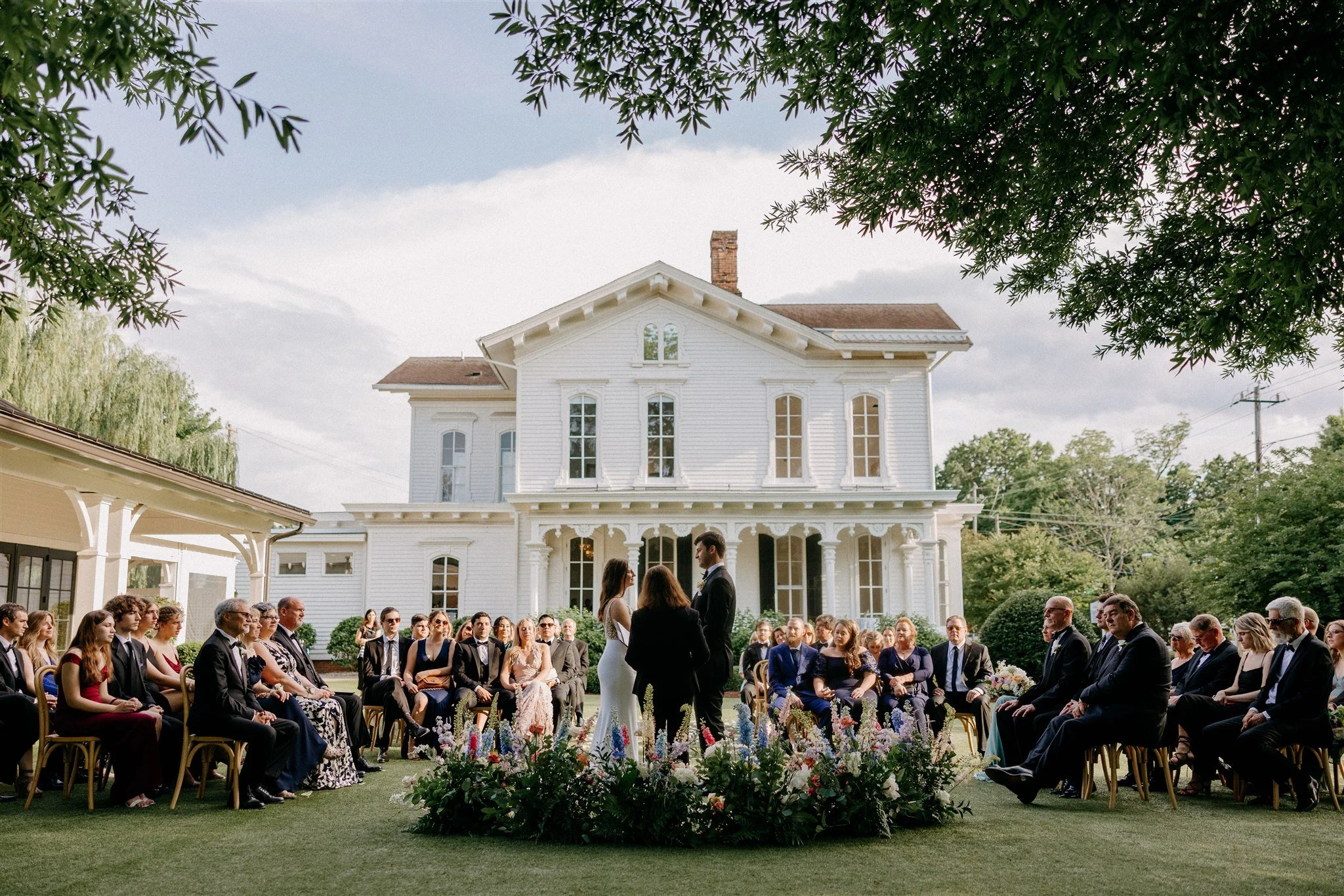 Colorful, Intimate Spring Wedding at The Merrimon-Wynne House
