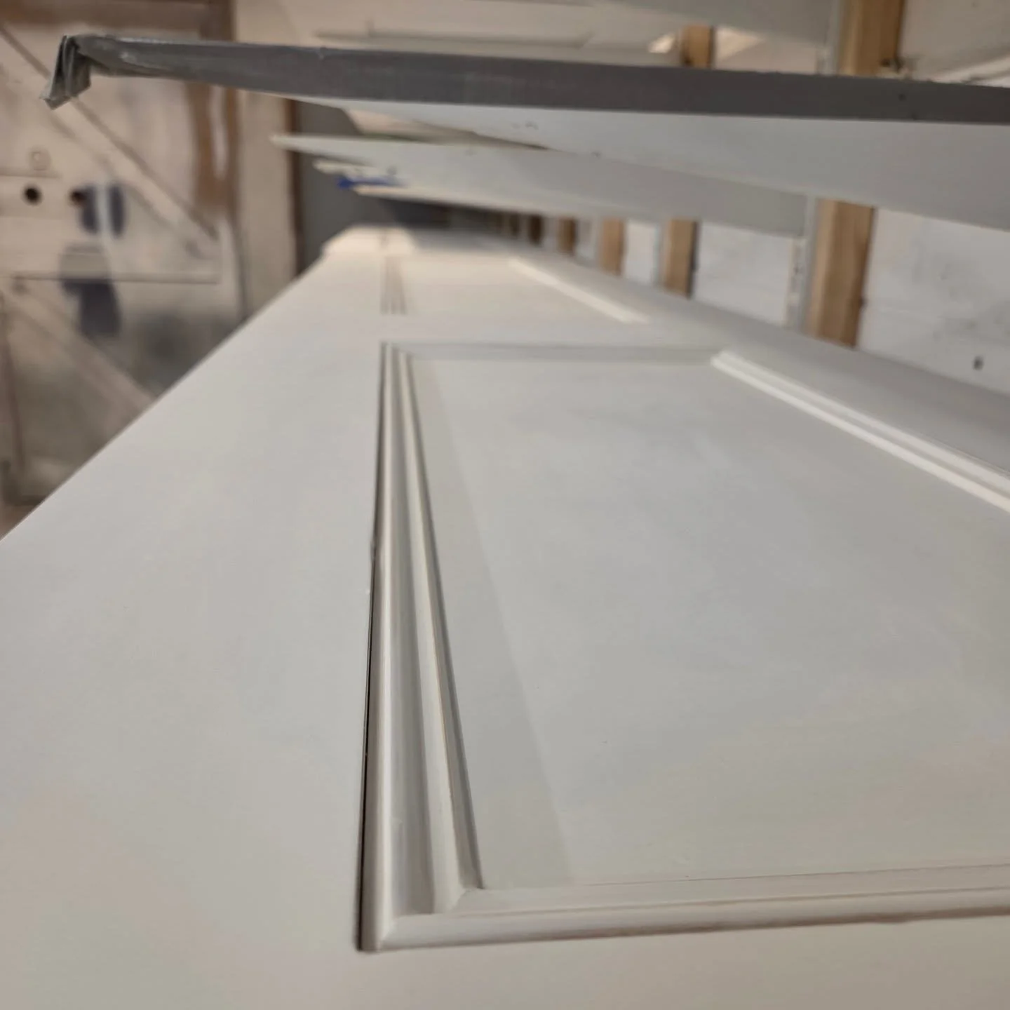 Bespoke doors in progress. #bespoke #cabinet #carpentry #spraypaint