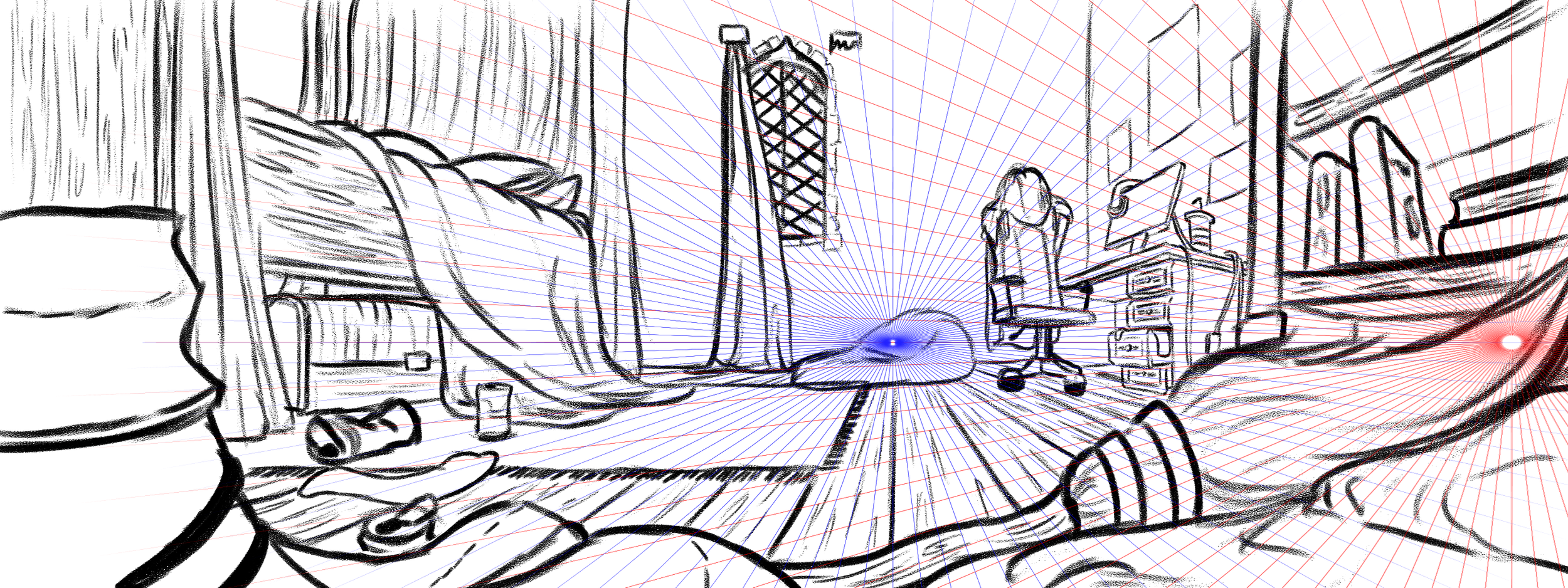 hogwarts room - perspective lines.png