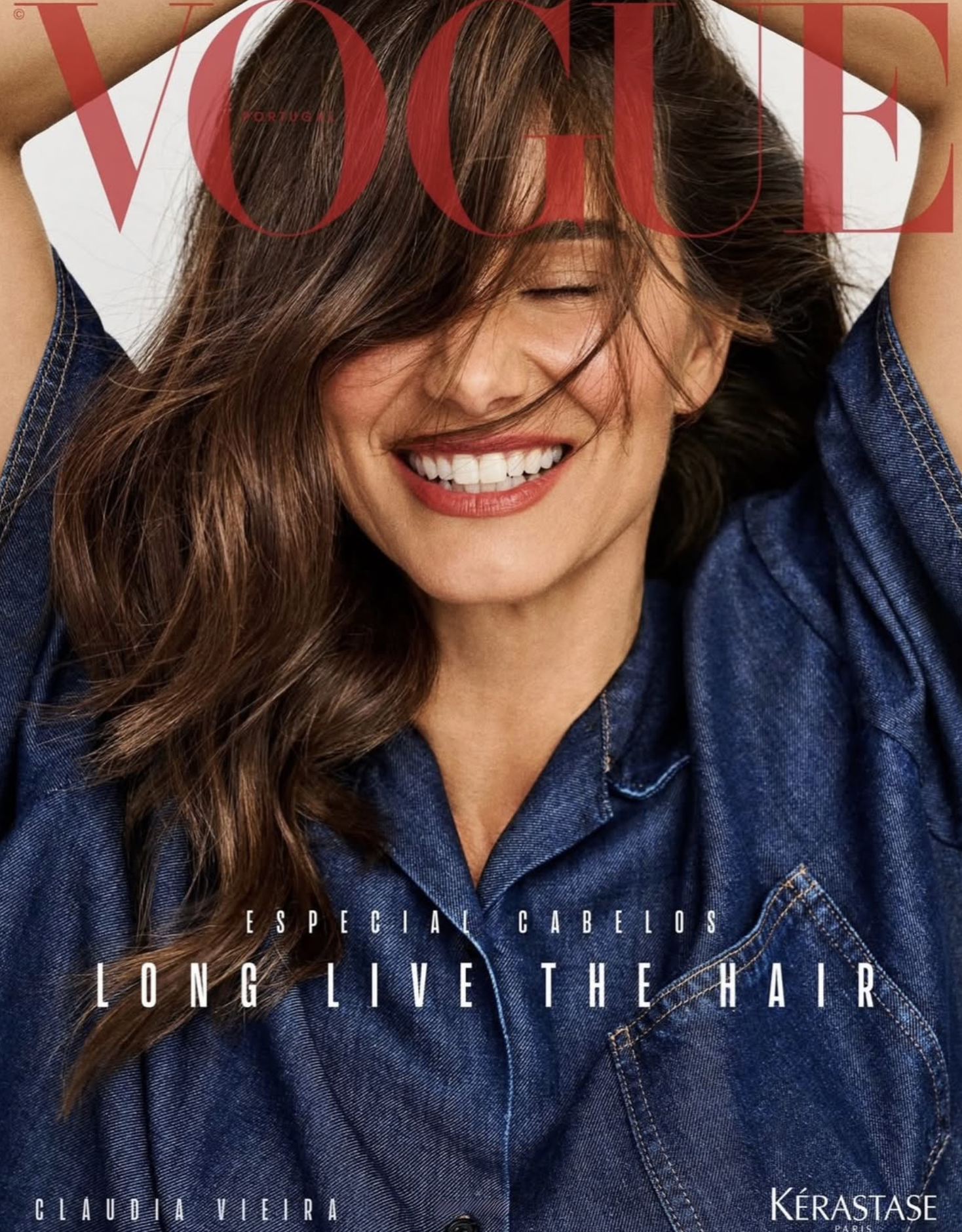 Claudia Vieira Vogue Branislav Simoncik Kerastase Portugal