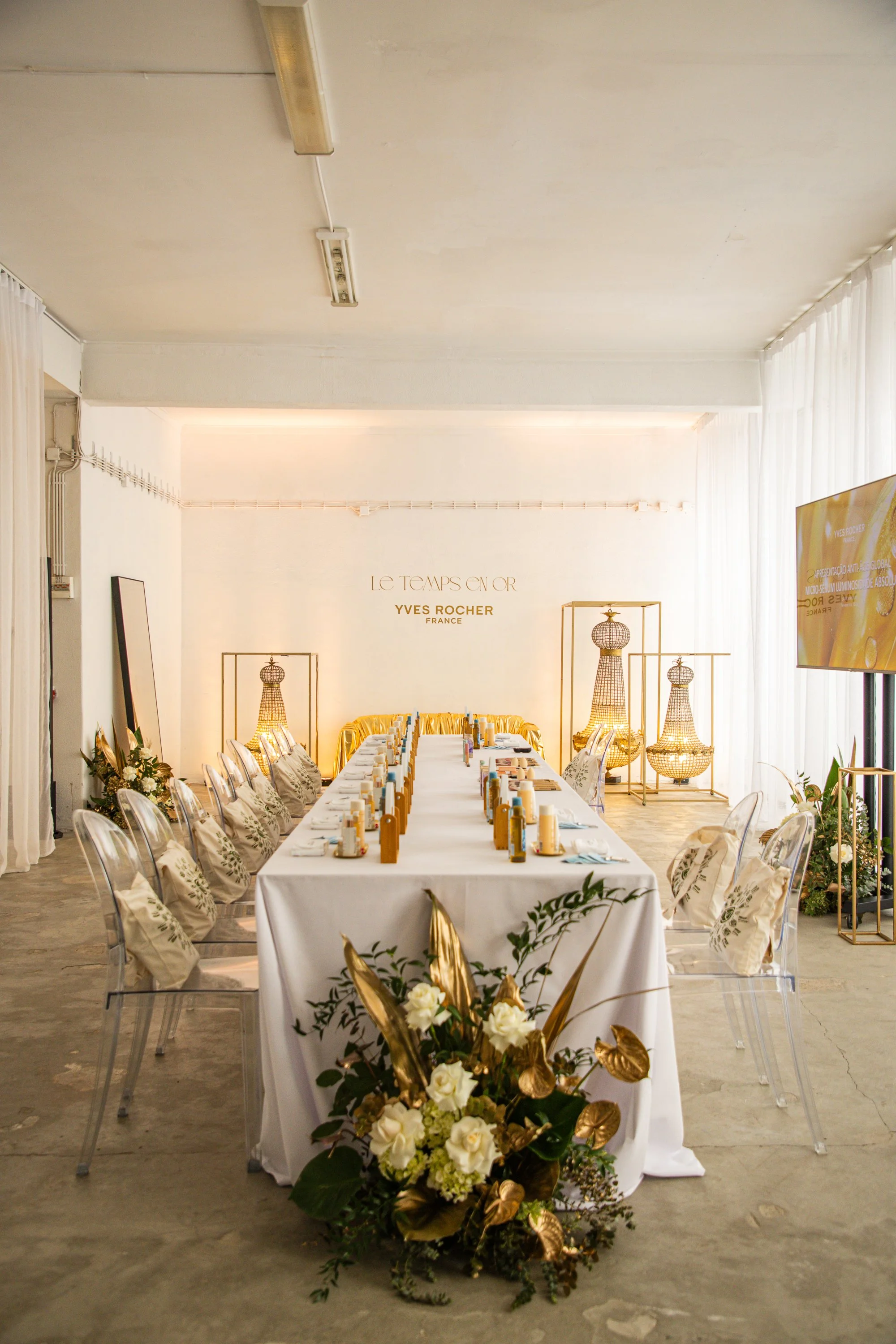 YVES ROCHER Le Temps En Or sala86 sala 86 estudio studio event evento workshop skincare