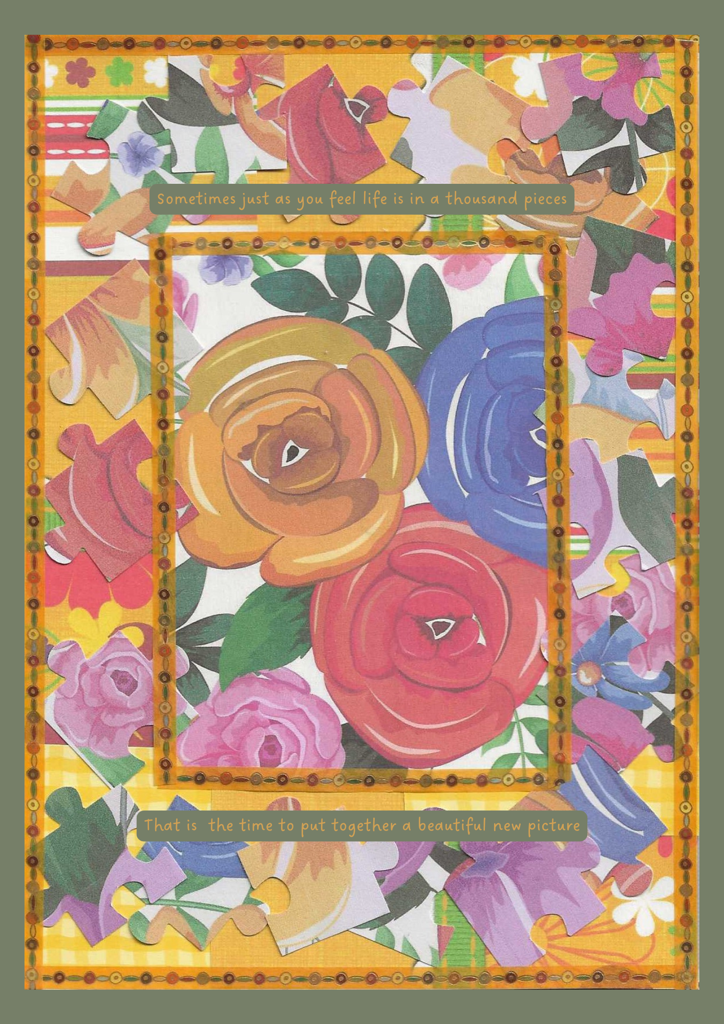 Sometimes - Positive Poetry Pocket Card