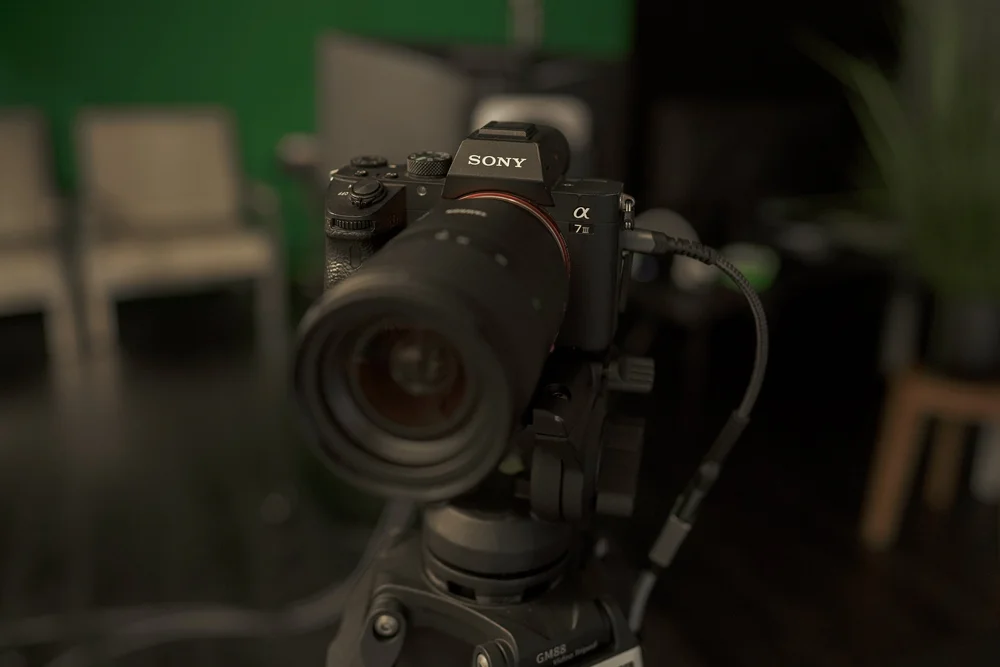 Sony Alpha a7 III camera at Elation podcast studio
