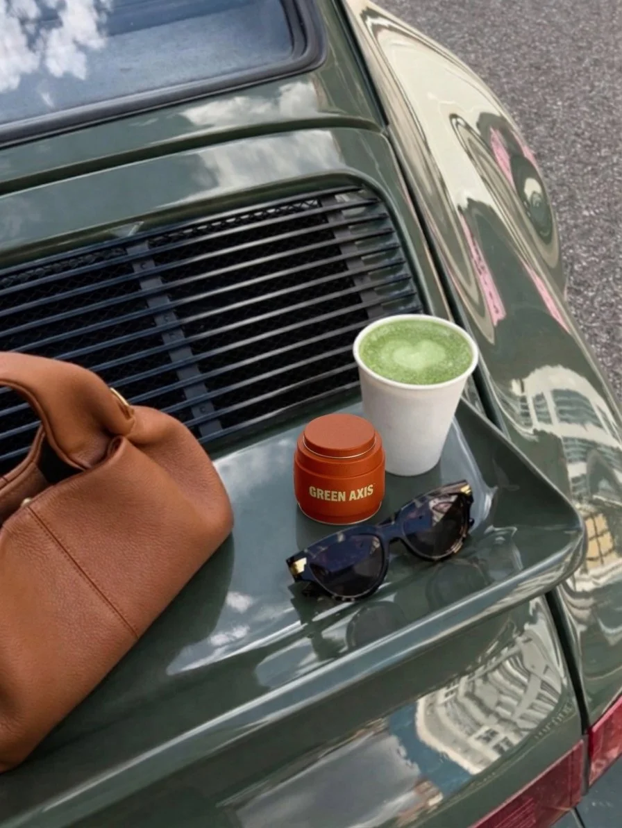 Specialty matcha packaging design for premium tea collection