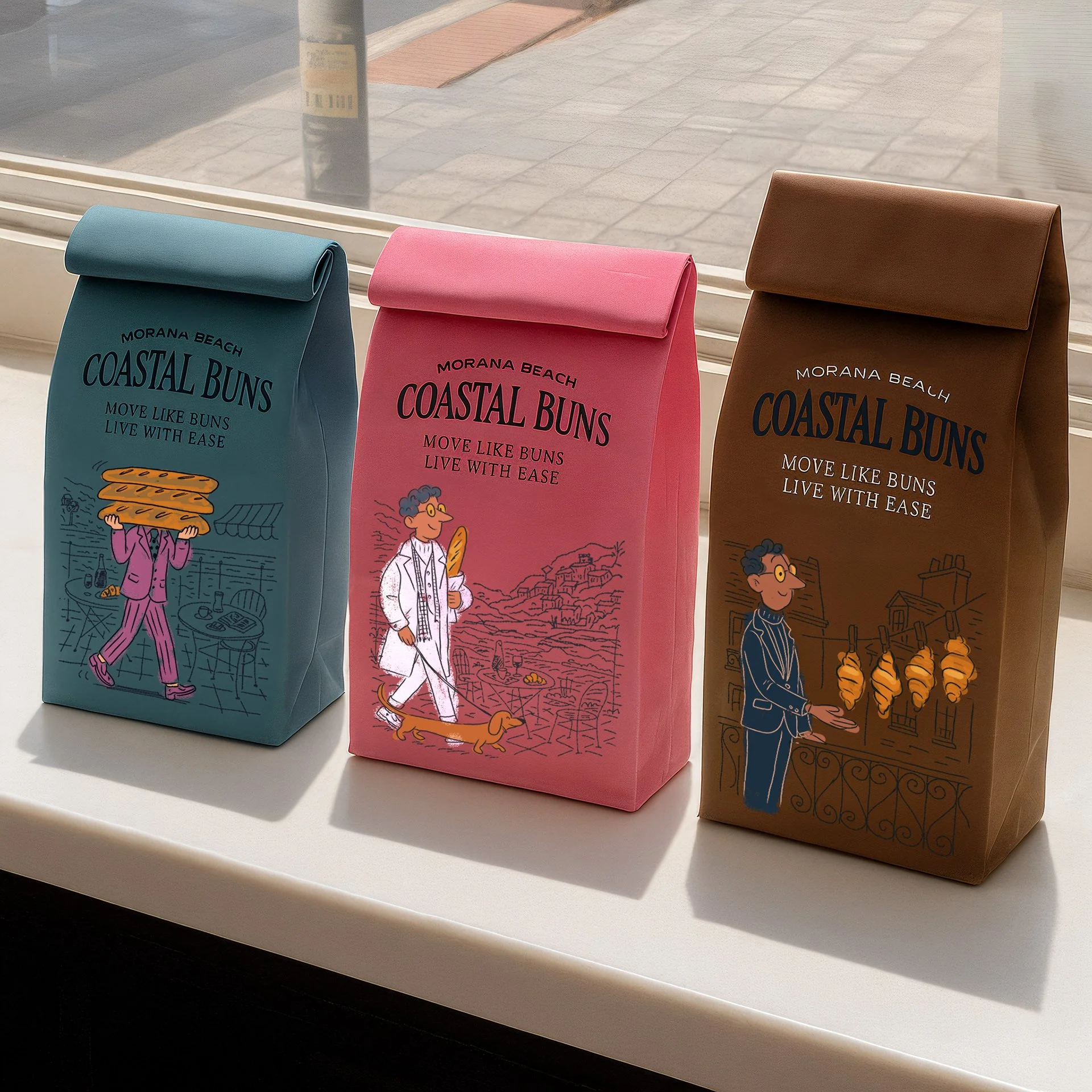 Premium bakery branding and packaging