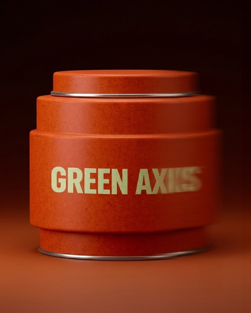 Minimal matcha packaging inspired by contemporary Japanese design