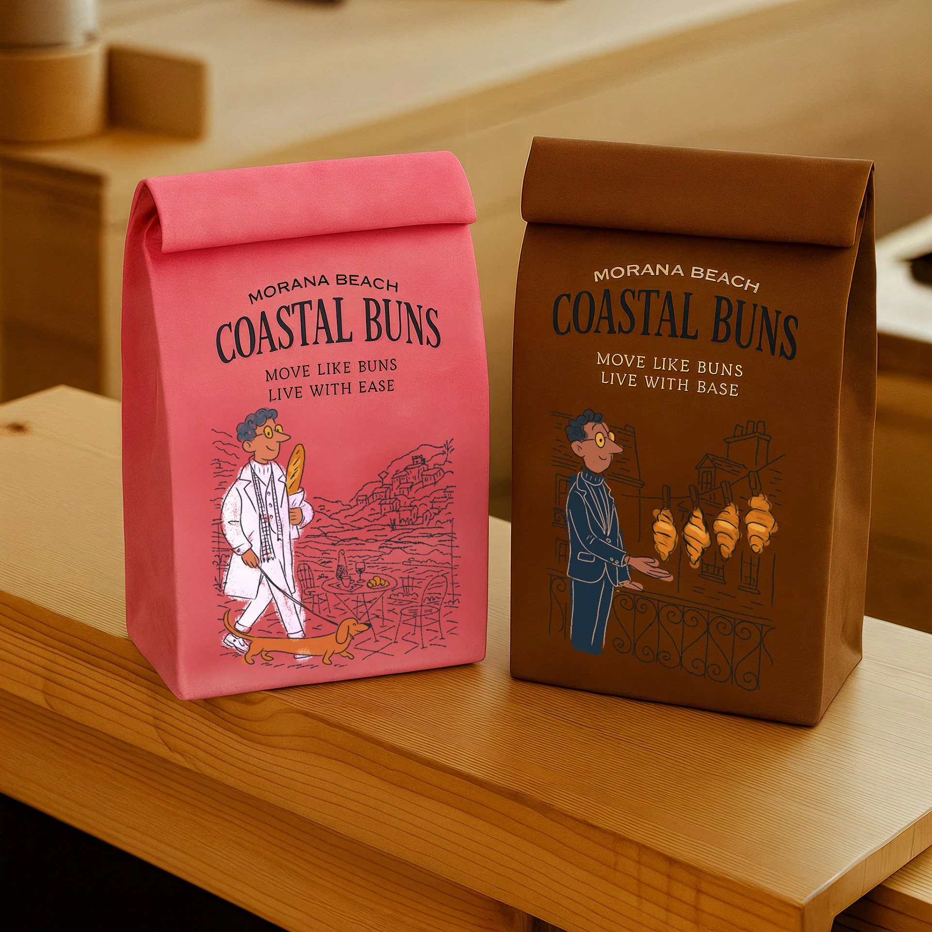 Premium bakery branding and packaging