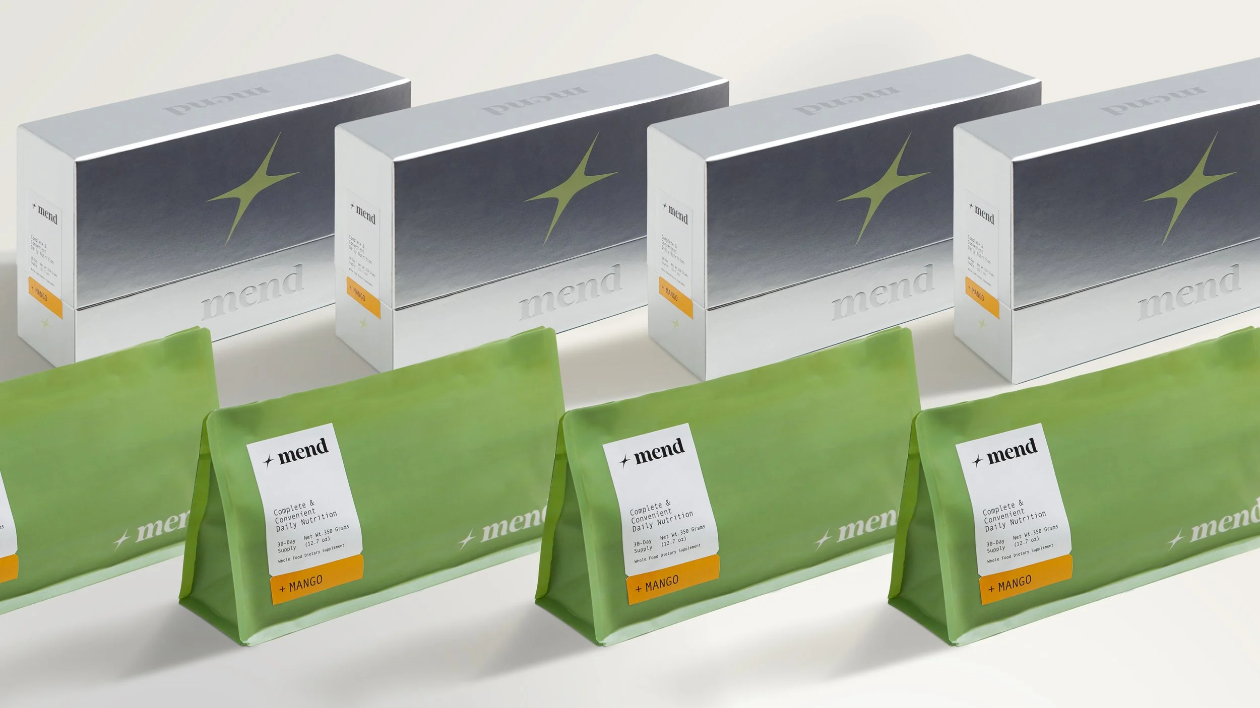 Branding & Packaging Design for Functional Mushroom Supplements