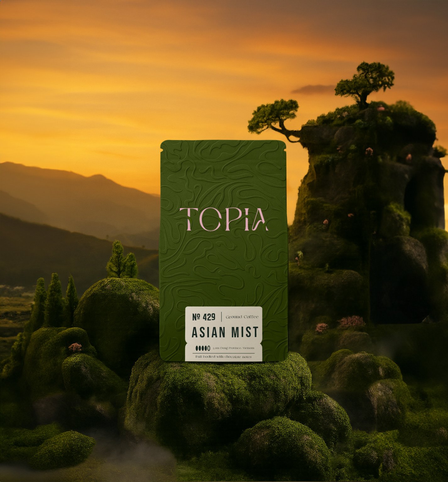Specialty coffee brand packaging