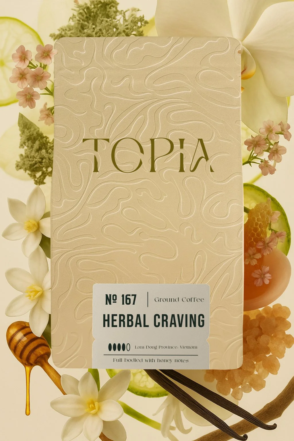 Specialty coffee brand packaging