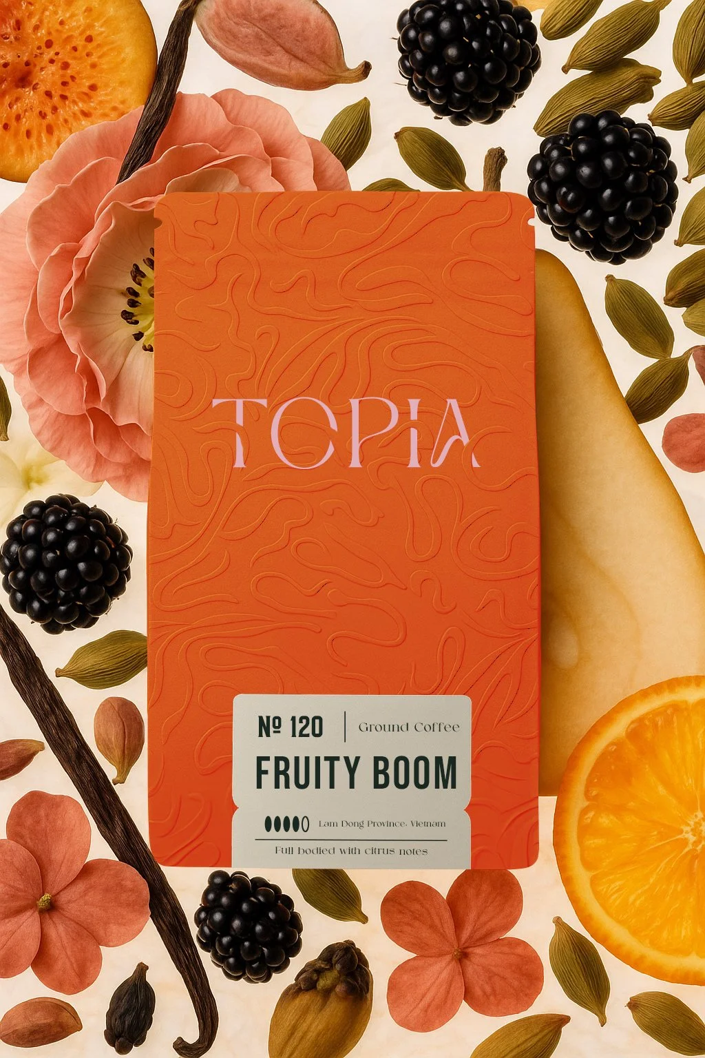 Specialty coffee brand packaging