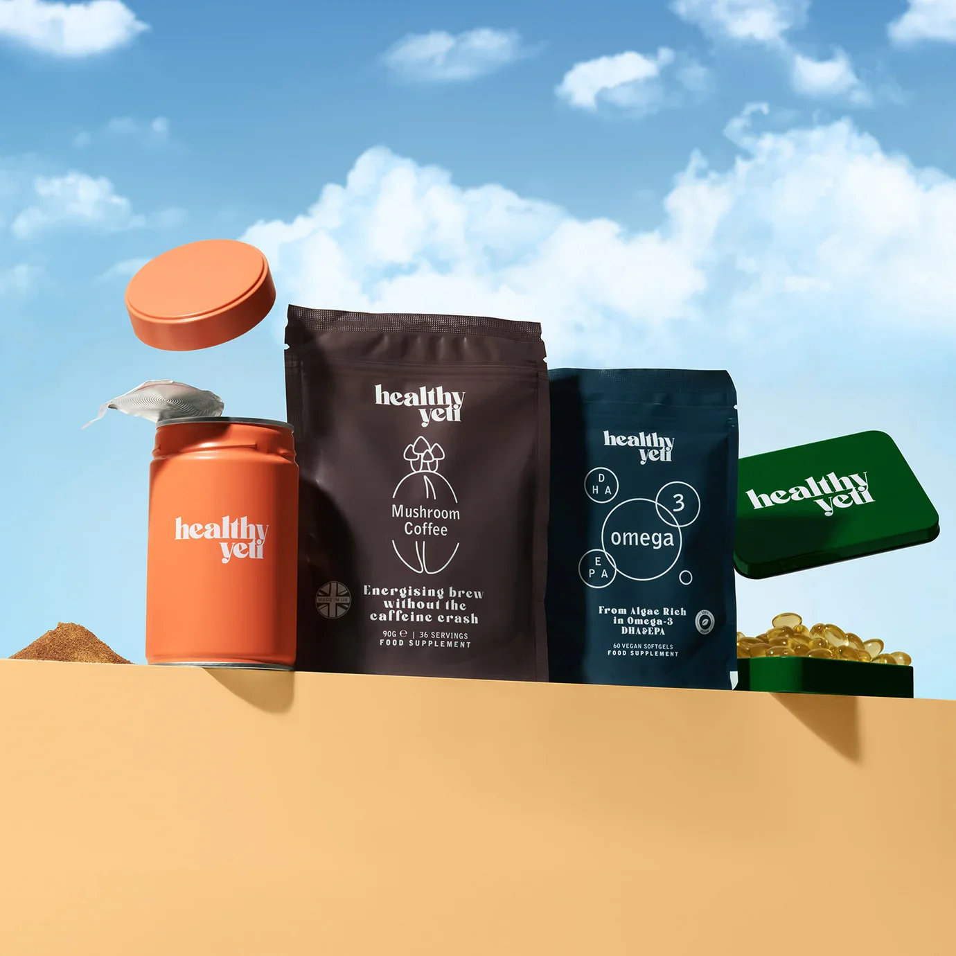 Wellness and supplement creative packaging design