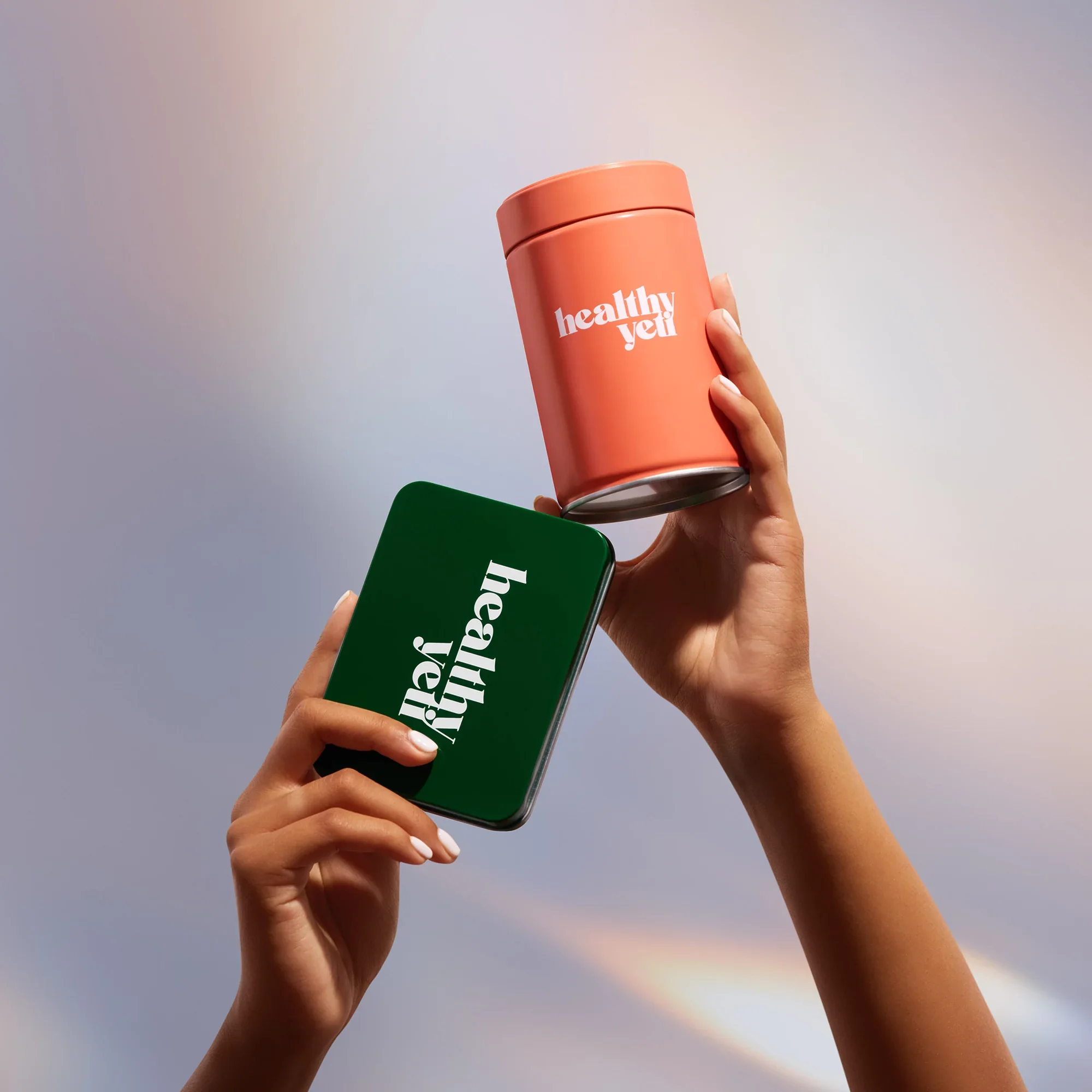 Healthy Yeti reusable tumbler branding