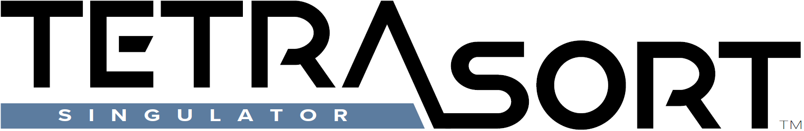 TetraSort steerable wheel sorter - singulator logo.