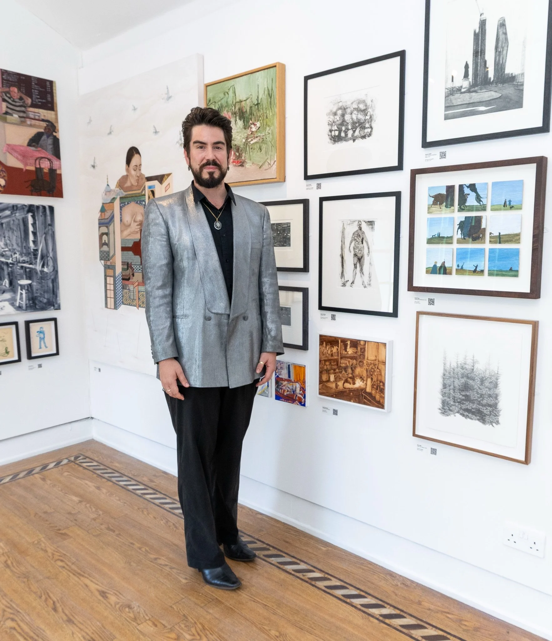 Congratulations to Adam Perchard, whose work Leviathan has been awarded the Hogarth Prize 🏆 
&nbsp;
@dr.adam.perchard will receive a &pound;3,000 cash prize and a solo exhibition at Hogarth&rsquo;s House, Chiswick in 2027.
&nbsp;
Selected from 70 sh