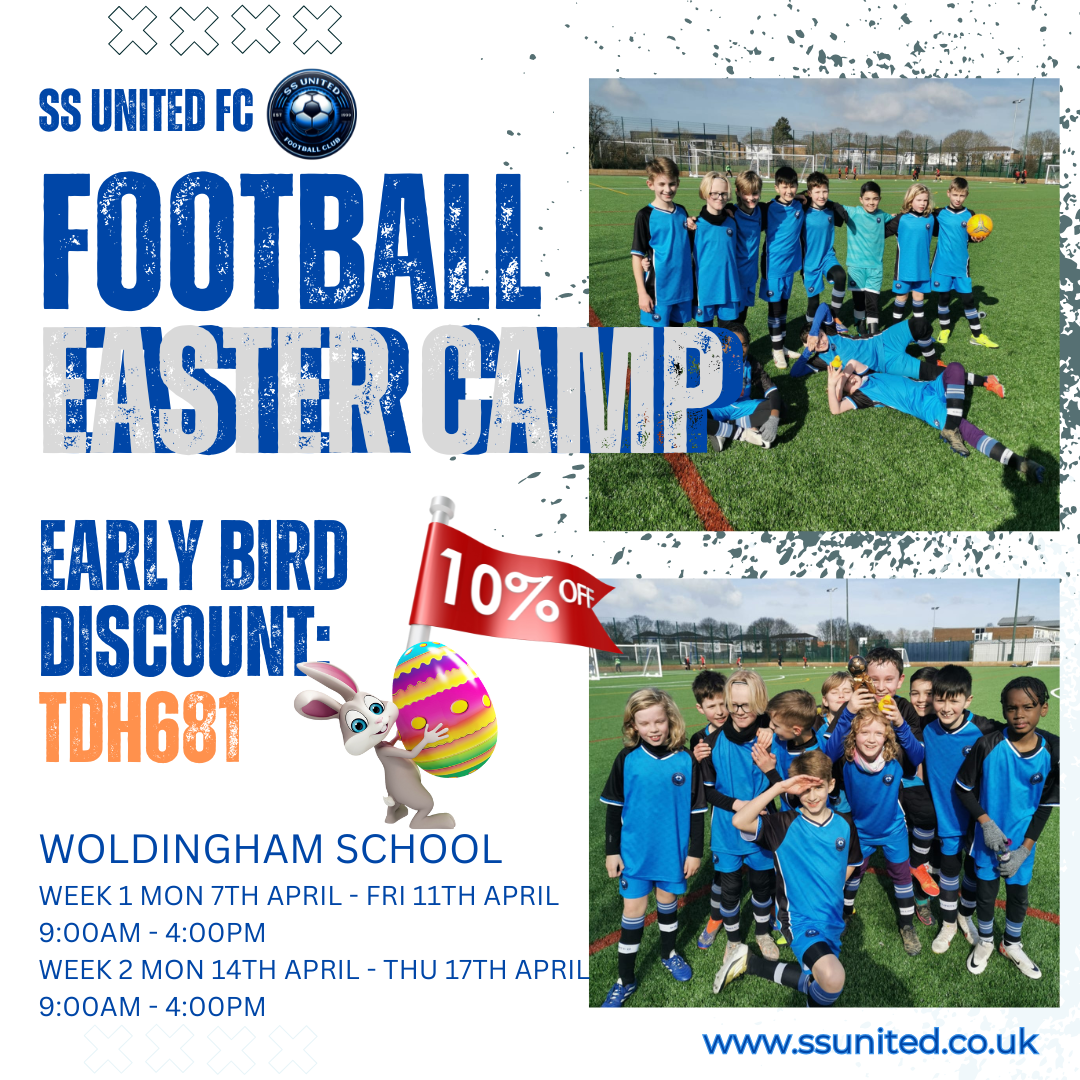 Kick Off Your Easter Break with SS United FC’s Easter! Camp Football ⚽🐰
