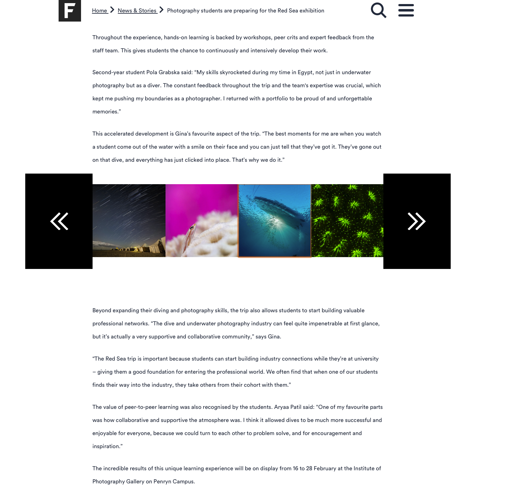 Falmouth University- Red Sea Exhibition 2023 (1 of 2)