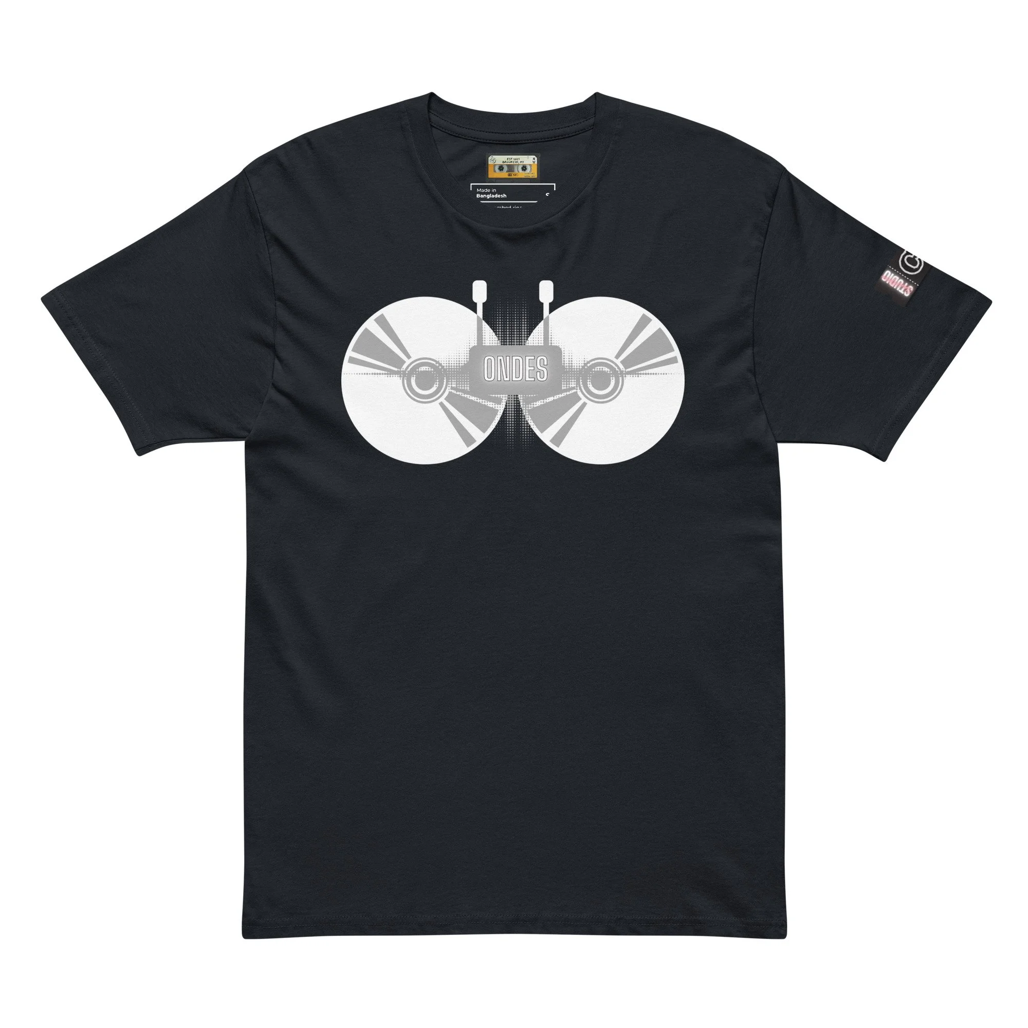 Vibes I Men's Premium Navy Tee