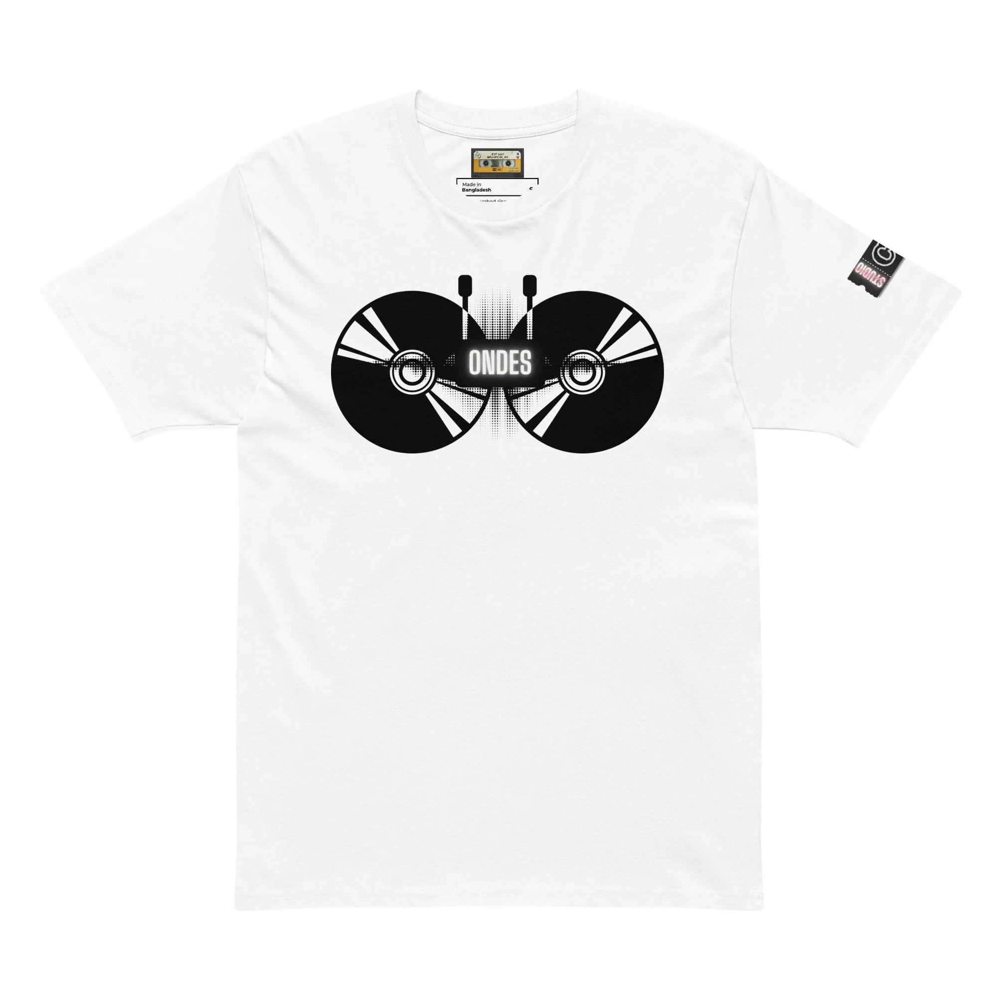 Vibes I Men's Premium White Tee