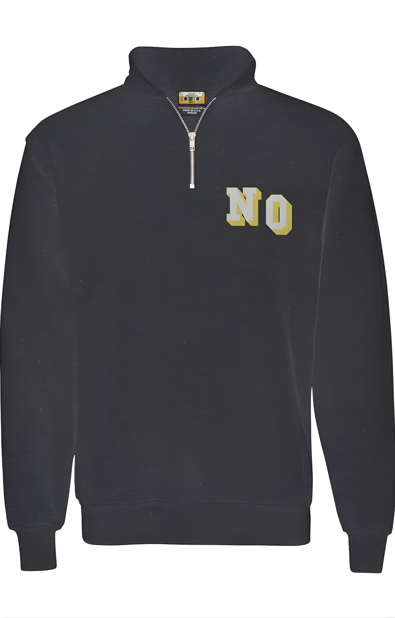 N/O Signature Embroidered Unisex Quarter-Zip Pullover Sweatshirt
