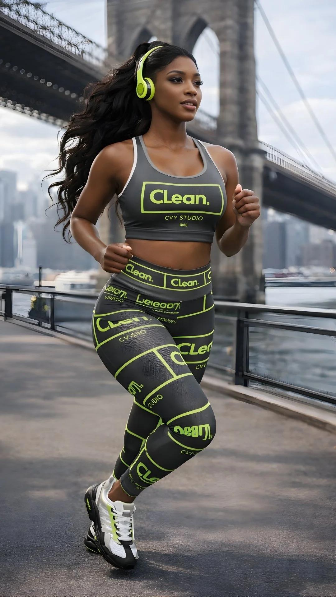 CLean by CVY STUDIO — Dark Grey Sports Bra | Moisture-Wicking • Racerback • Removable Pads (A–C Cups)