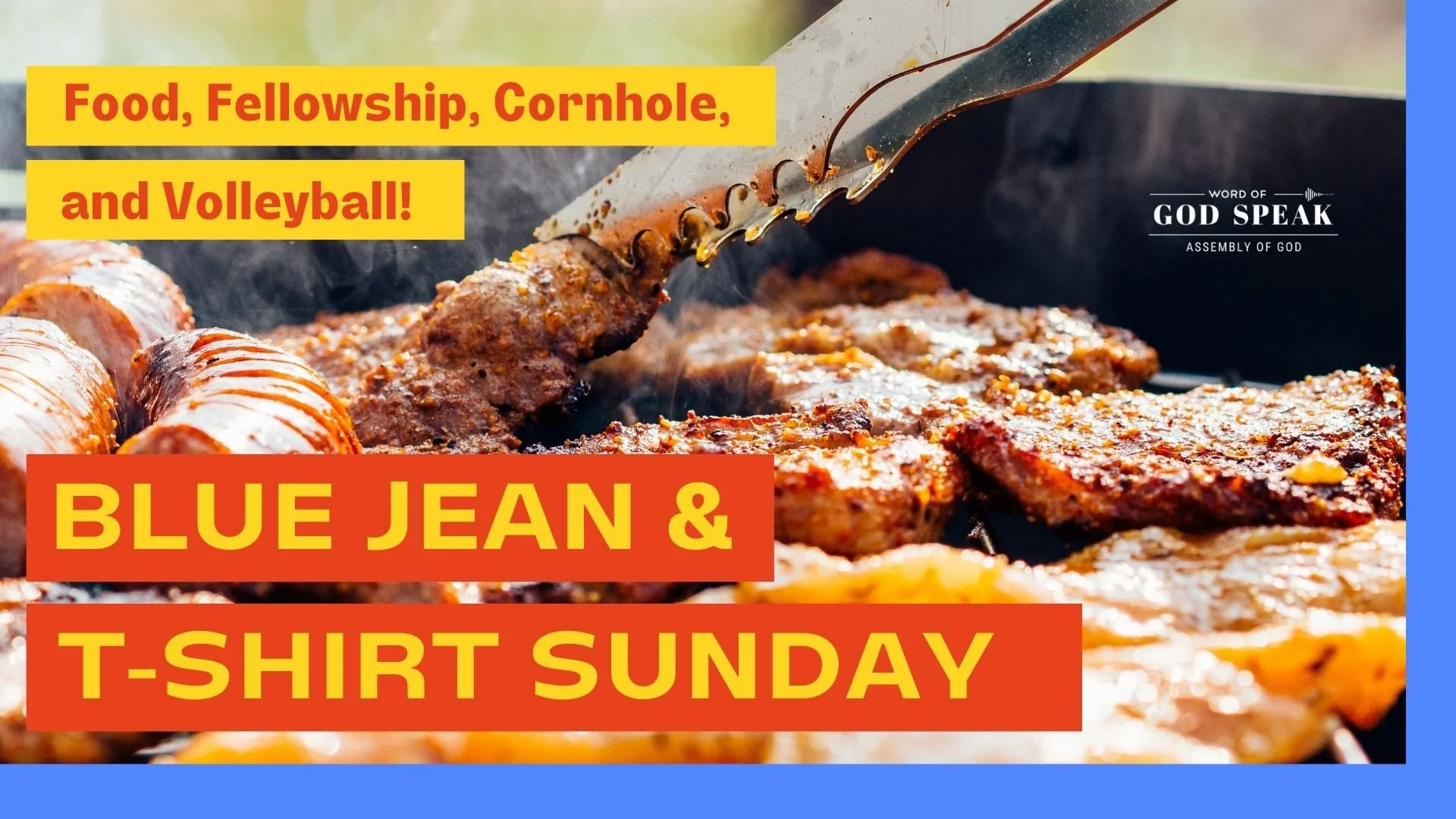 Blue Jean T-Shirt Sunday 