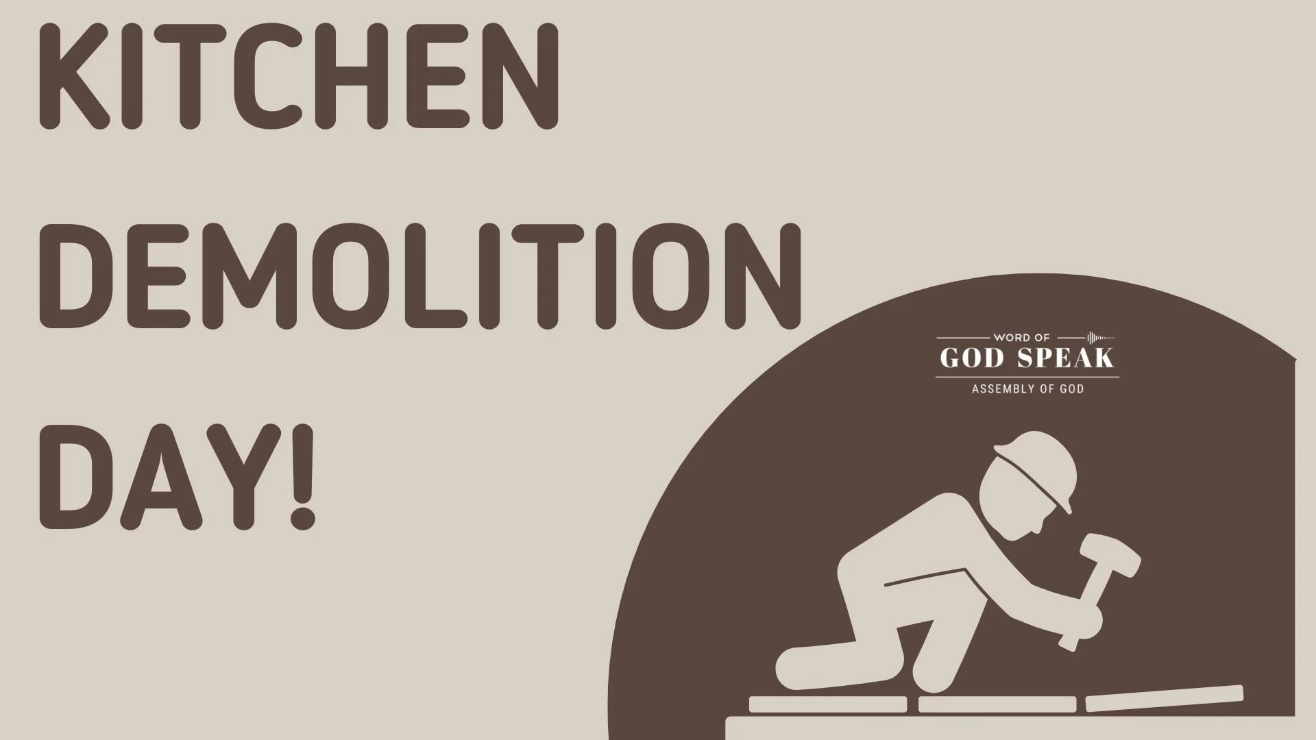 Kitchen Demolition Day!