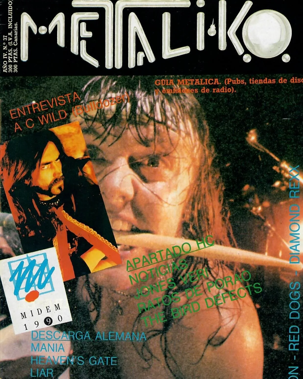 Bulldozer featured in the Spanish magazine Metaliko in 1990 
.
.
.
.
.
.
#bulldozerband #blackspeedmetal #metalikomagazine #heavymetal #acwild #andypanigada #robklister