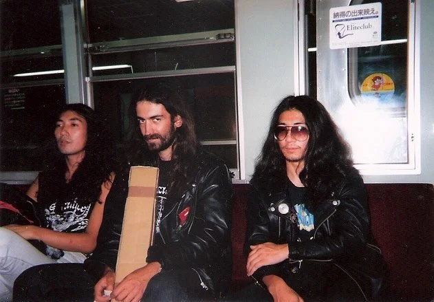 AC Wild in Japan with @sacrificejapangram 1989 
.
.
.
.
.
#bulldozerband #acwild #sacrificejapan #blackspeedmetal