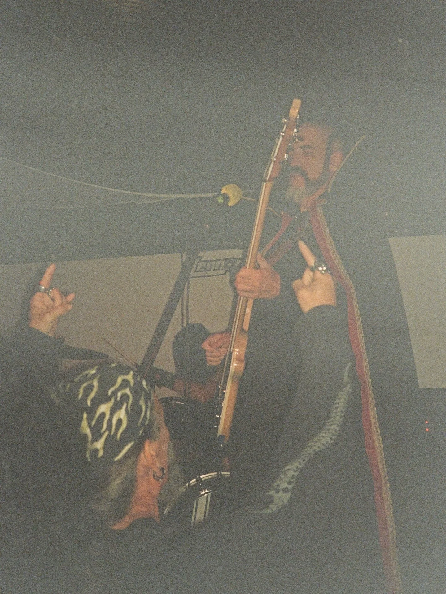 underground heavy metal in barcelona on film by @midwestmetalpunks. the fans asked for ilona and we gave her to them 😏 thanks again to @mangualesextreme for having us 
.
.
.
.
.
#bulldozerband #blackspeedmetal #ilonatheverybest #heavymetal