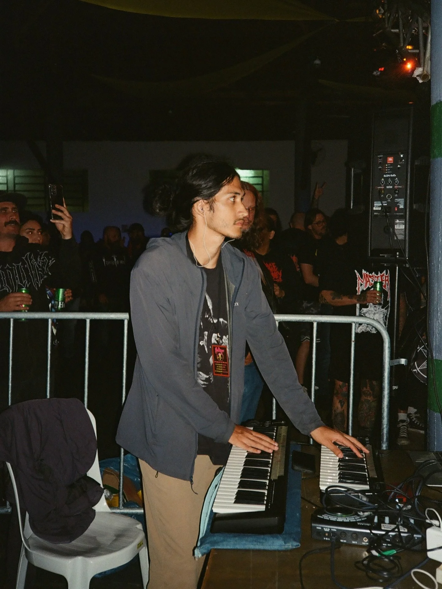 Happy 30th Birthday to the mysterious 4th member of Bulldozer @joecontini- our keyboard player! Who also happens to be the son of AC and has been playing with the band since he was 13 years old. Wish him a heavy one today 🤘🎹