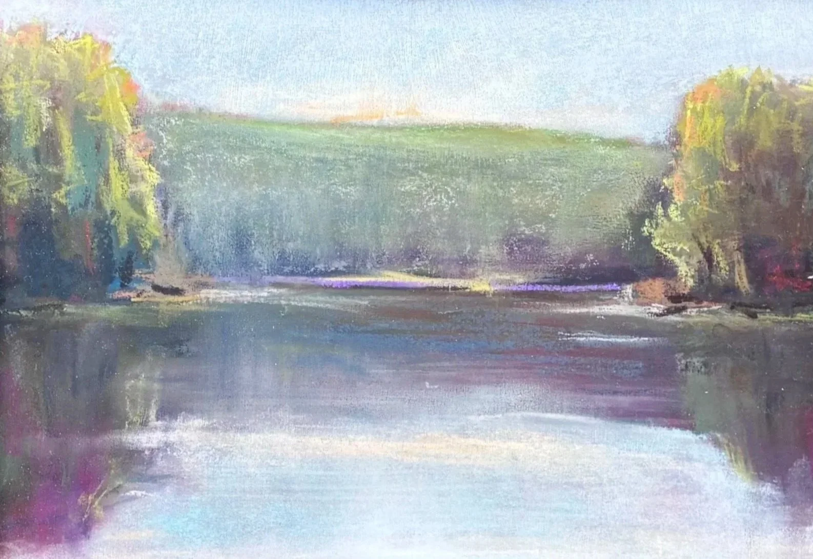 Pond | Pastel on Paper | 7x10